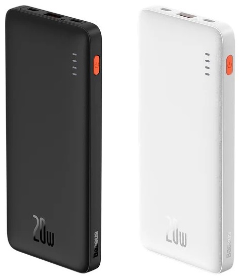 پاوربانک بیسوس Airpow 10000mAh 20W مدل PPAP10در دو رنگ سفید و مشکی